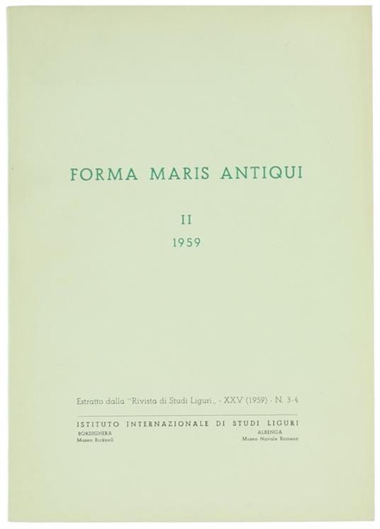 Forma Maris Antiqui II - copertina