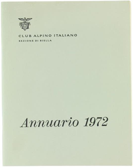 Annuario 1972 - copertina