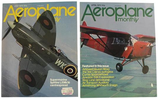 Aeroplane Monthly. Anno VII/1979, 2 Numeri - copertina