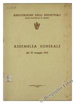 Assemblea Generale del 30 Maggio 1950