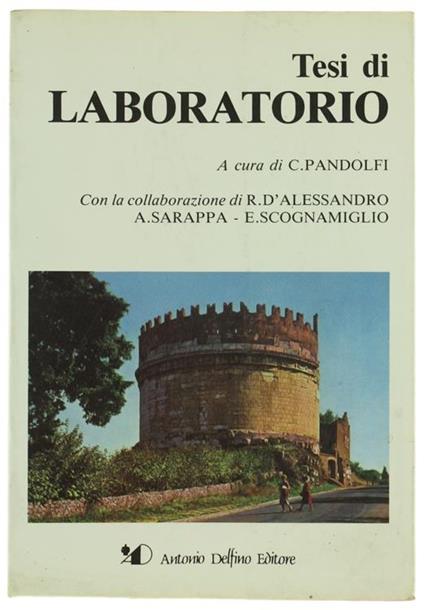 Tesi di Laboratorio per Concorso di Idoneità a Primario Ospedaliero - copertina