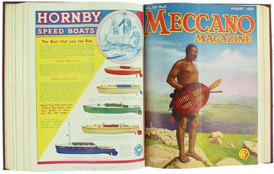 Meccano Magazine Volume XX 1935 (12 Monthly Issues Bound Set - copertina