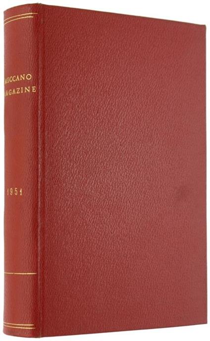 Meccano Magazine Volume XXXVi 1951 (12 Monthly Issues Bound Set - copertina