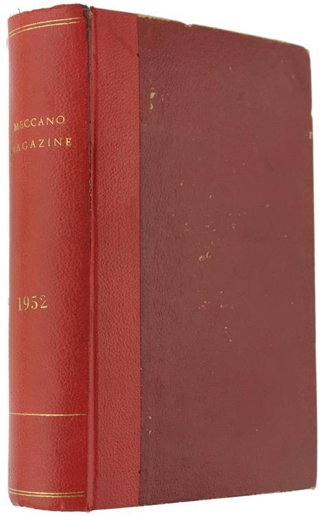 Meccano Magazine Volume XXXVII 1952 (12 Monthly Issues Bound Set - copertina
