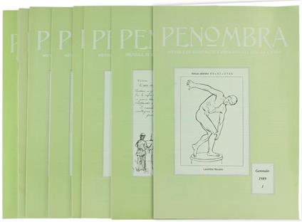 Penombra. Mensile di Enimmistica. Anno LXX-1989 - copertina