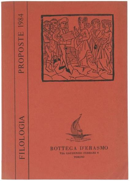 Filologia Romanza. Catalogo 160 - copertina