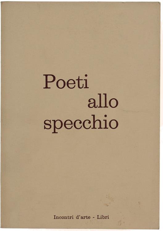 Poeti Allo Specchio - copertina
