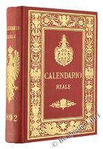 Calendario Reale - Ann0 1892