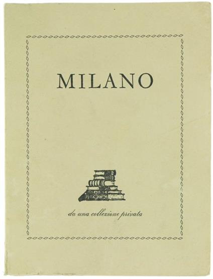 Milano da una Collezione Privata - copertina