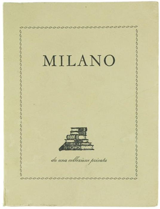 Milano da una Collezione Privata - copertina