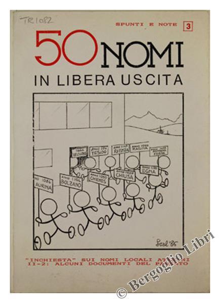 50 Nomi in Libera Uscita - copertina