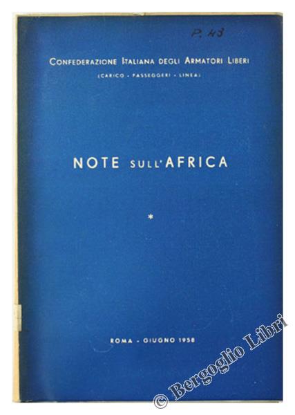 Note Sull'Africa