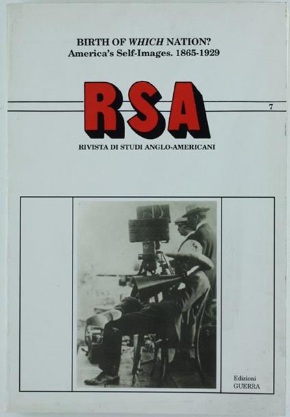 Rsa Journal. Rivista di Studi Anglo-Americani. Anno V. N. 7 - copertina