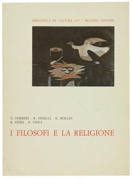 I Filosofi e la Religione - copertina