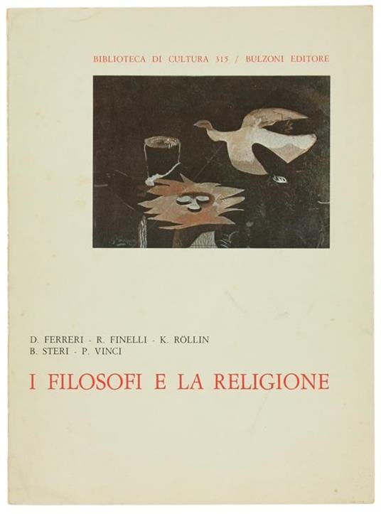 I Filosofi e la Religione - copertina