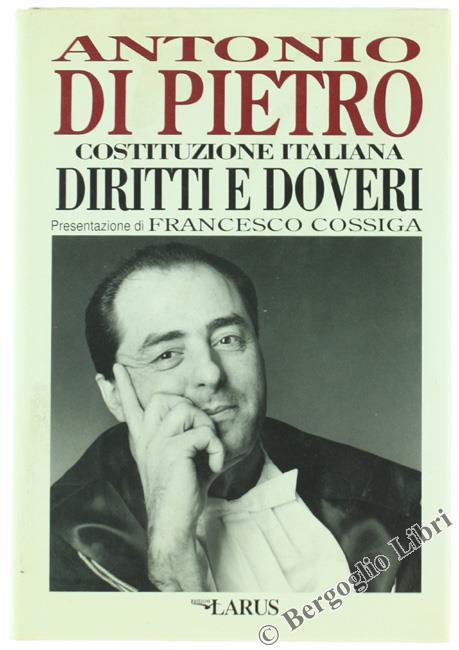 Costituzione Italiana Diritti e Doveri - Antonio Di Pietro - copertina