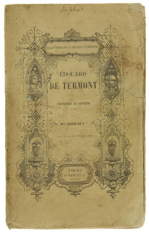 Edouard de Termont Ou Providence et Repentir. Cinquiéme Édition - copertina