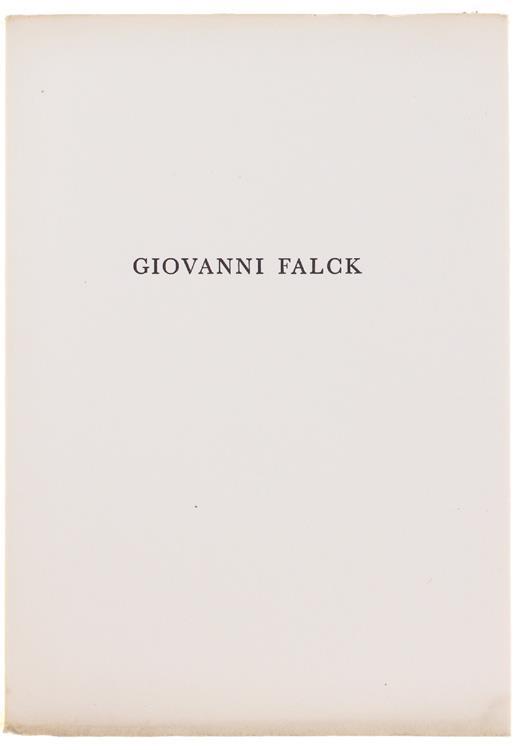 Commemorazione Di Giovanni Falck Nel Semestre Della Morte. Tenuto All'i.S.P.I. Di Milano, Nella Sala Del Tiepolo, L 6 Giugno 1972 - Armando Frumento - copertina