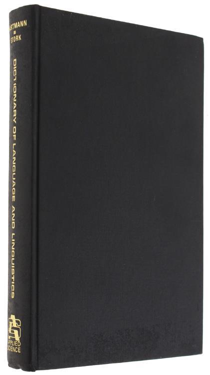 Dictionary Of Language And Linguistics - R.R.K Hartmann - copertina