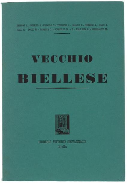 Vecchio Biellese - copertina