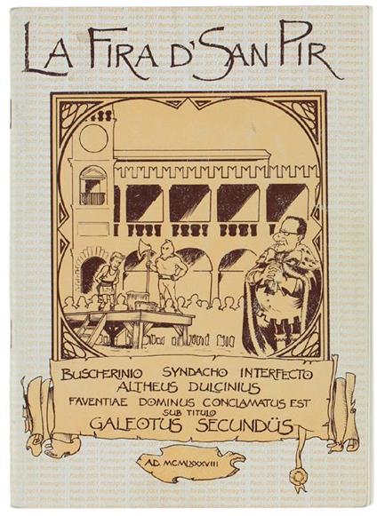 La Fira D'san Pir. Anno X. N. 2 (Giugno 1988). Buscherinio Syndacho Interfecto Altheus Dulcinius … - copertina