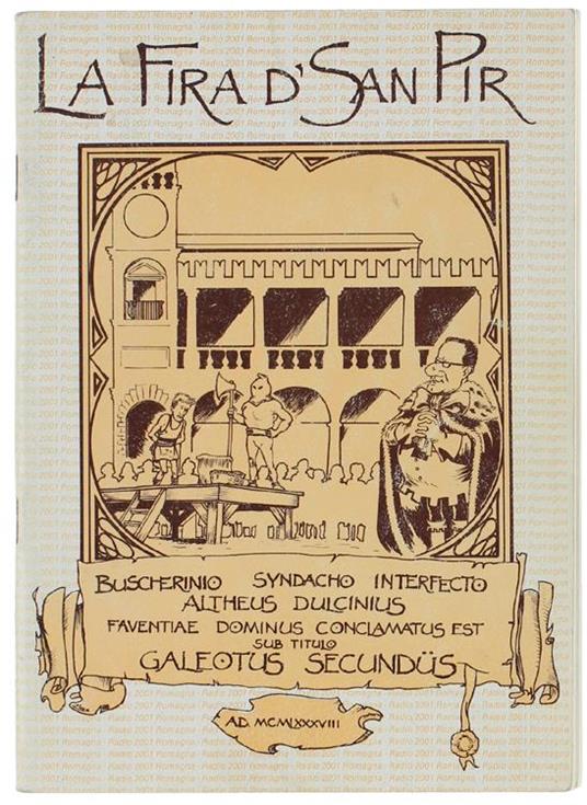 La Fira D'san Pir. Anno X. N. 2 (Giugno 1988). Buscherinio Syndacho Interfecto Altheus Dulcinius … - copertina