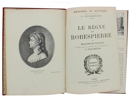 Le Regne De Robespierre - Maria-Hélène Williams - copertina