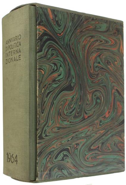 Annuario Di Politica Internazionale (1964). Volume 21° - copertina