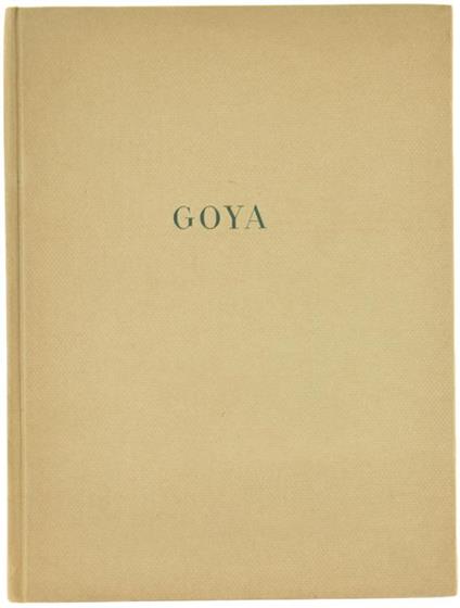 Goya - Jean Adhémar - copertina