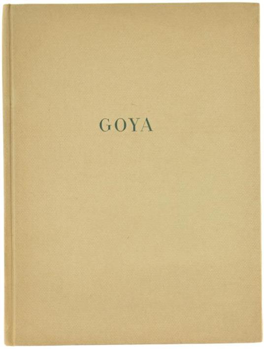 Goya - Jean Adhémar - copertina