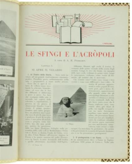 Le Sfingi E L'Acropoli. Stralcio Dal Secondo Volume Dell'Enciclopedia "Tesoro Del Ragazzo Italiano" - A. R. Ferrarin - copertina