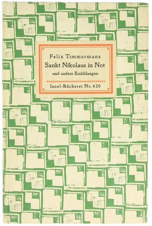 Sankt Nikolaus In Not Und Andere Erzählungen - Felix Timmermans - copertina