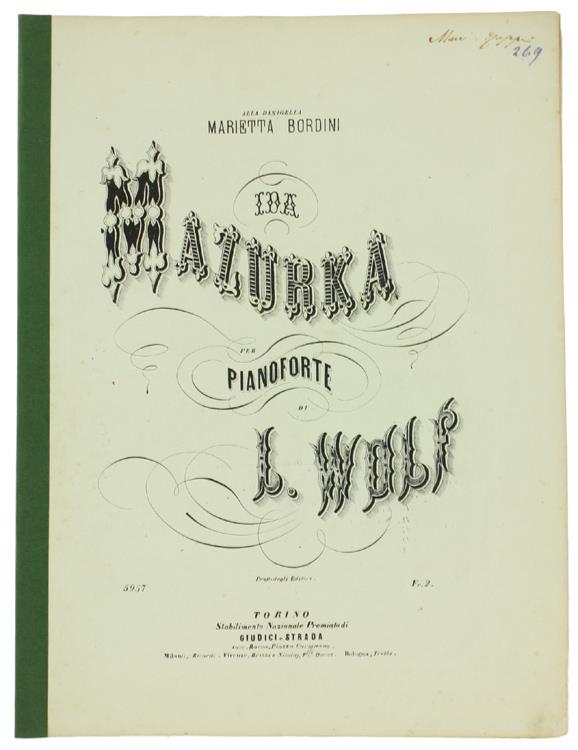 Ida. Mazurka Per Pianoforte