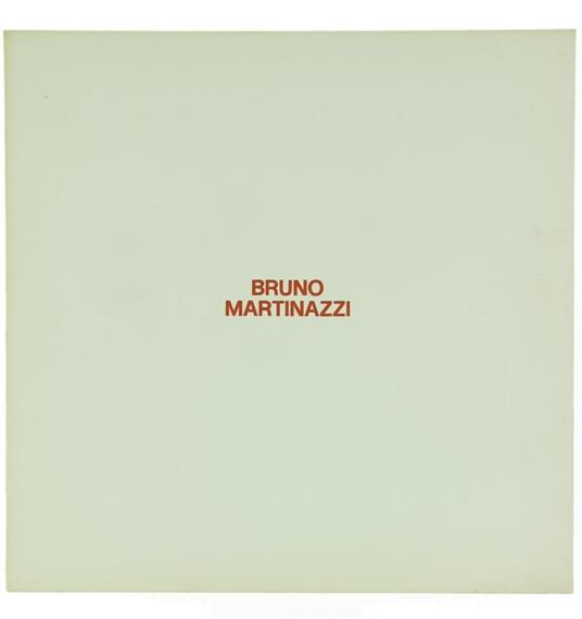 Bruno Martinazzi - Luigi Carluccio - copertina