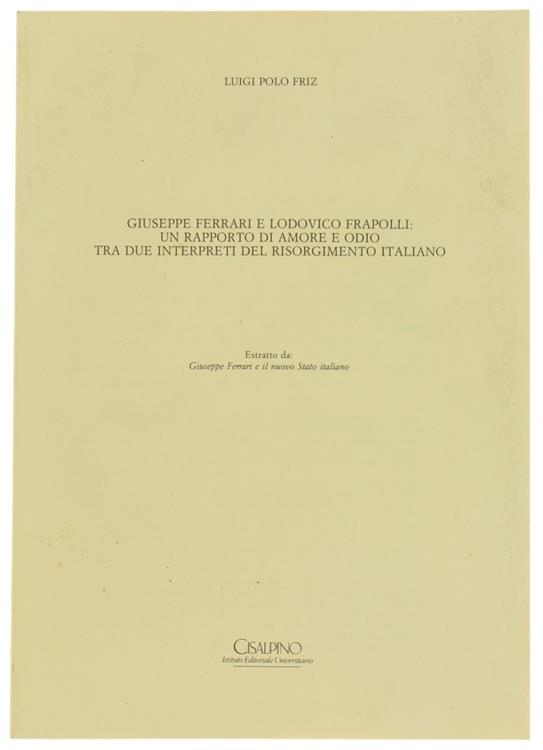 Bergoglio Libri d'Epoca Snc