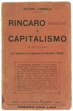 Rincaro E Capitalismo Lezione Tenuta All'Università Di Napoli Il 6 Marzo 1911