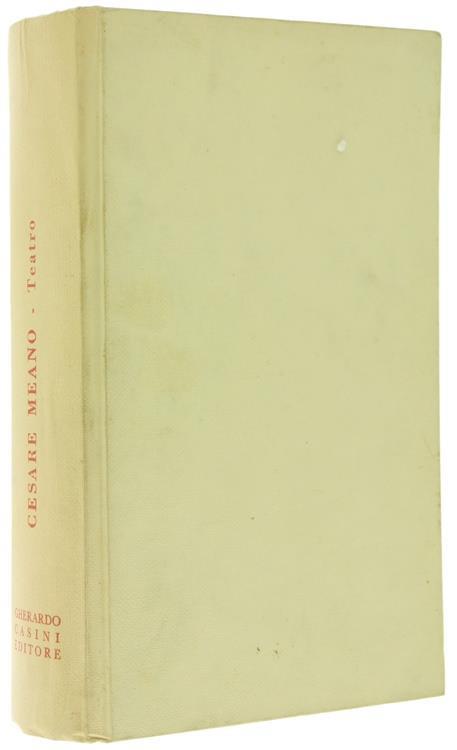 Teatro - Cesare Meano - copertina