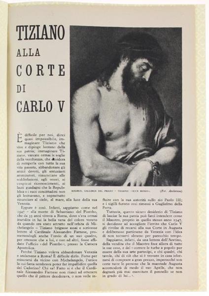 Tiziano Alla Corte Di Carlo V - Emilio Lavagnino - copertina