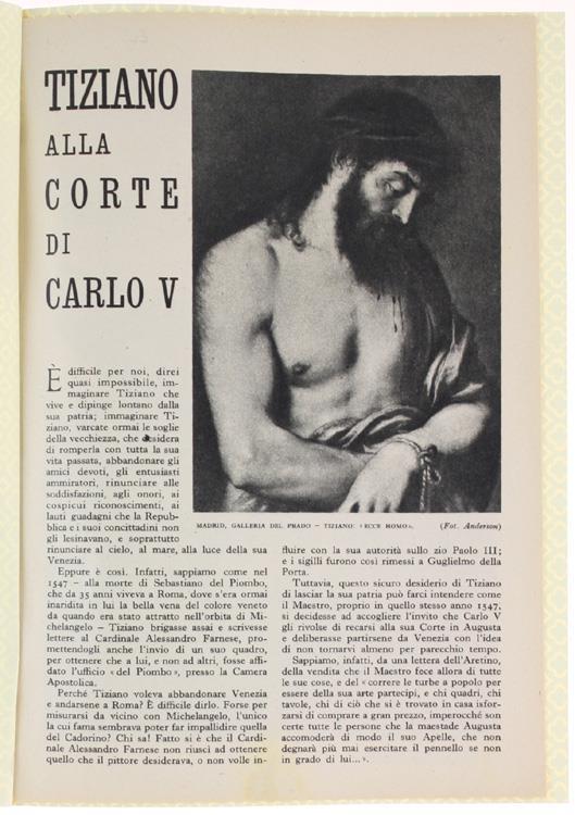Tiziano Alla Corte Di Carlo V - Emilio Lavagnino - copertina