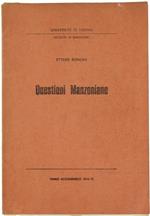 Questioni manzoniane