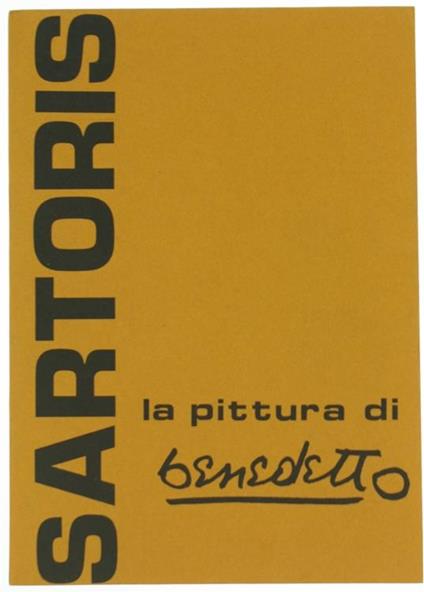 La Pittura Di Benedetto - Alberto Sartoris - copertina