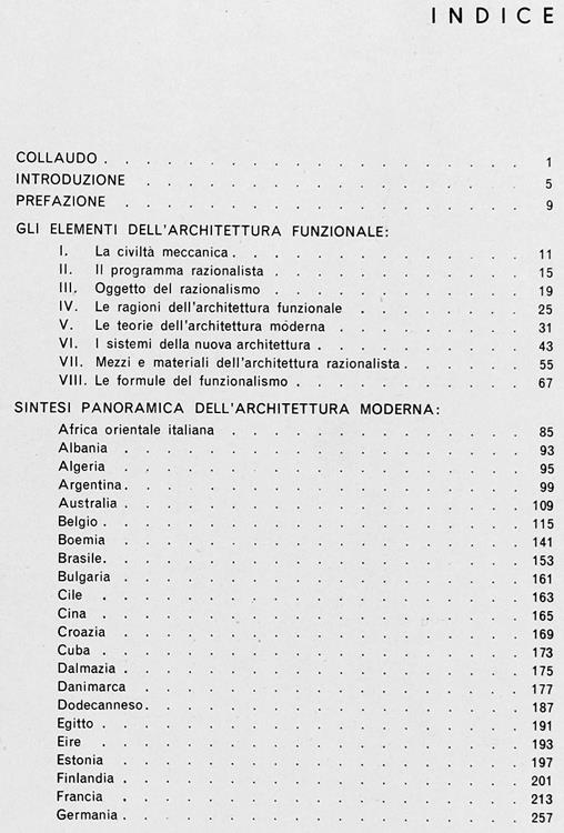 Gli Elementi Dell'Architettura Funzionale. Collaudo Di F.T.Marinetti, Prefazione Di Le Corbusier