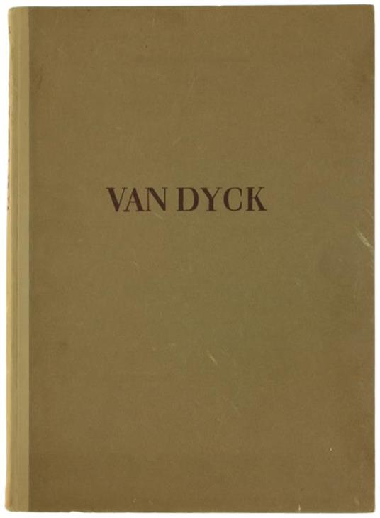 Van Dyck - Antonio Muñoz - copertina