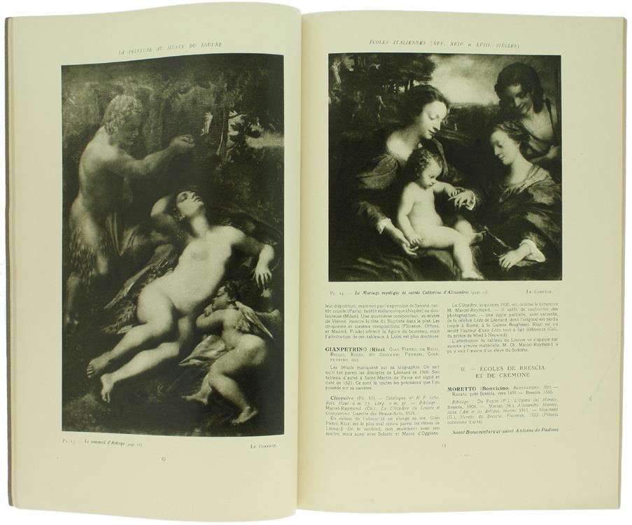 La Peinture Au Musee Du Louvre. Ecoles Italiennes: Xvi, Xvii, Xviii Siècles