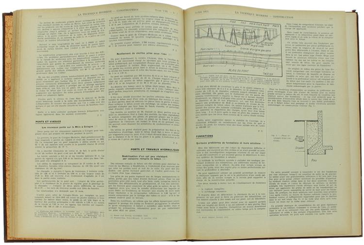 La Technique Moderne. Construction. Revue Mensuelle Du Batiment Et Des Travaux Publics. Viii Année. 1953
