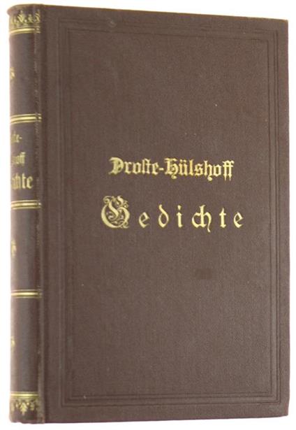Gedichte - Annette Freiin von Droste Hulshoff - copertina