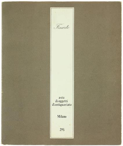 Asta 295. Di Oggetti Di Antiquariato - copertina