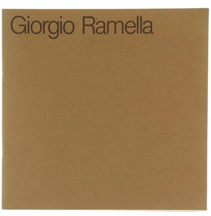 Giorgio Ramella. Oli E Acquerelli - copertina