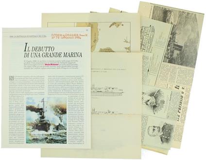 Guerra Ispano-Americana: Raccolta Di 14 Stralci E Ritagli - copertina