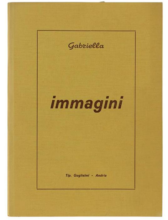 Immagini - Gabriella - copertina